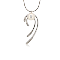 Collier Idee Preziose Gioielli Femme in Or blanc Diamante 0.15 Ct PAACG - PAACG